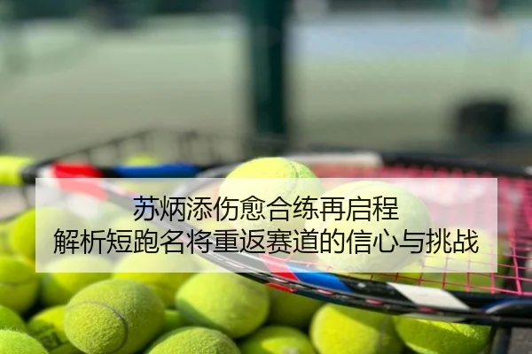 苏炳添伤愈合练再启程 解析短跑名将重返赛道的信心与挑战